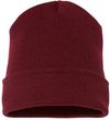 Am image of a Custom YP Classics Cuffed Beanie in Maroon!