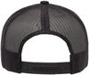 Am image of a Custom Yupoong Adult Retro Trucker Cap in Black!