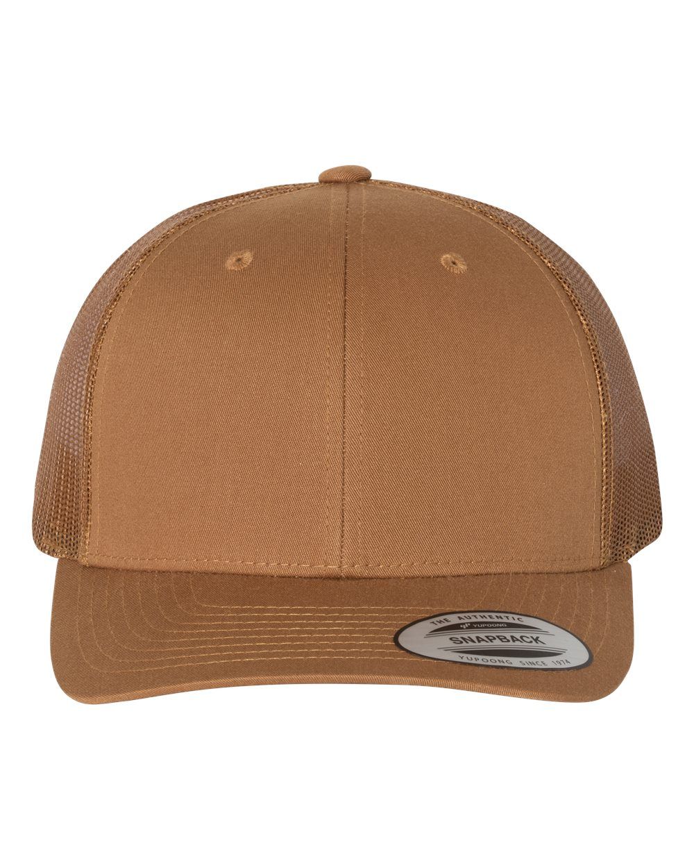 Yupoong Adult Retro Trucker Cap in Caramel