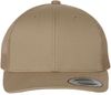 Am image of a Custom Yupoong Adult Retro Trucker Cap in Khaki!