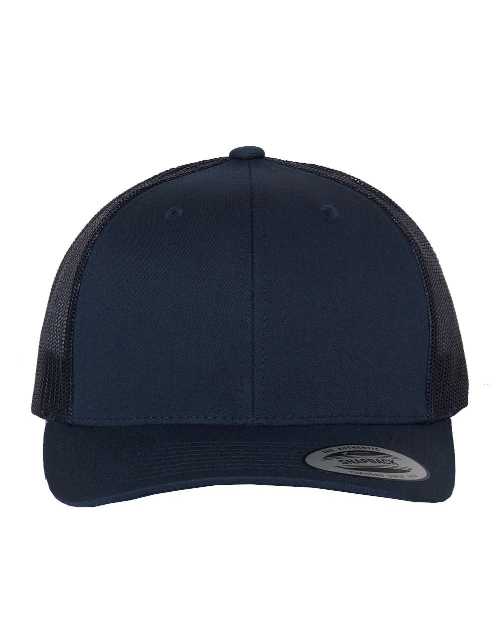 Yupoong Adult Retro Trucker Cap in Navy