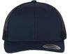 An image of a Custom Yupoong Adult Retro Trucker Cap in Navy!