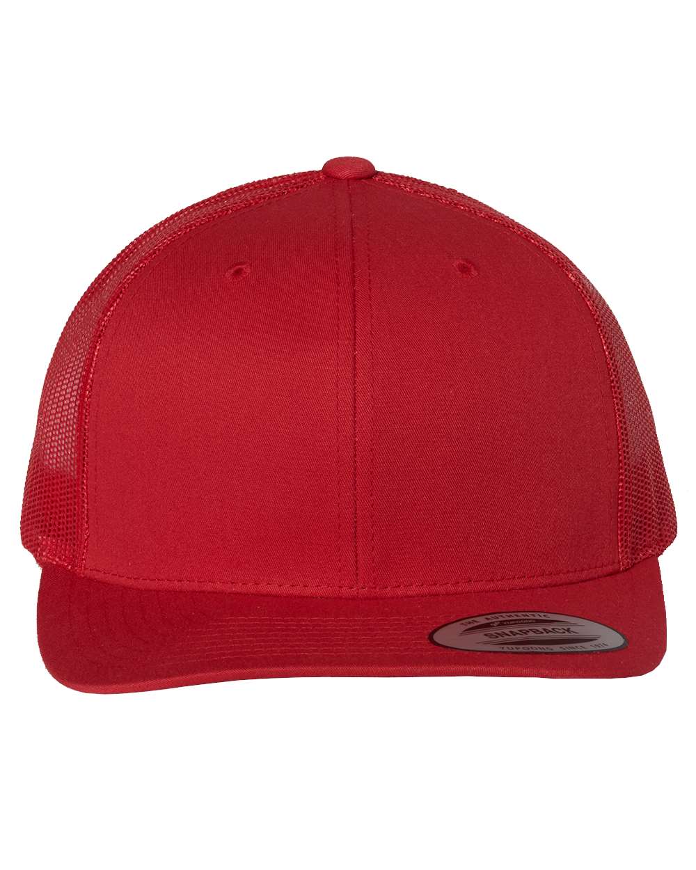 Yupoong Adult Retro Trucker Cap in Red