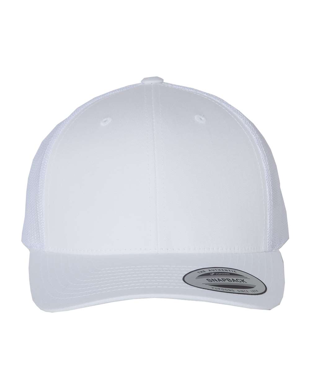 Yupoong Adult Retro Trucker Cap in White