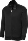 Am image of a Custom SportTek Youth Tricot Track Jacket in Black/Black!