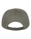 Am image of a Custom Yupoong Classics Flat Bill Cap in Grey!