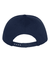 Am image of a Custom Yupoong Classics Flat Bill Cap in Navy!