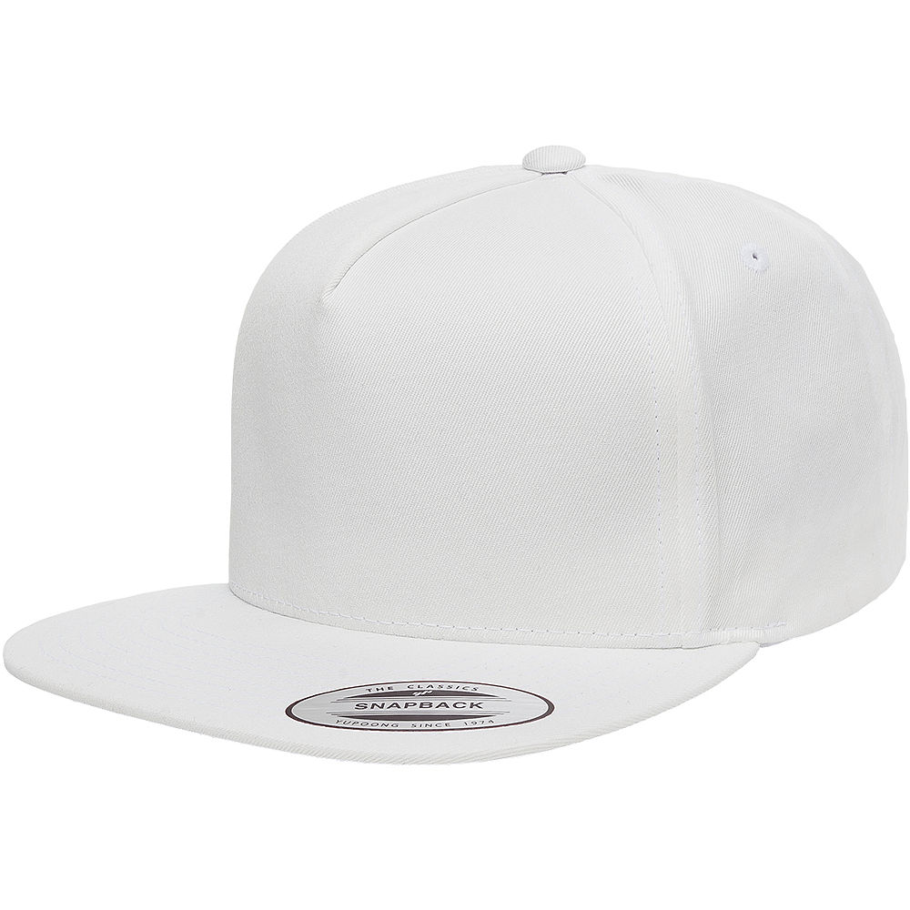 Yupoong Classics Flat Bill Cap in White