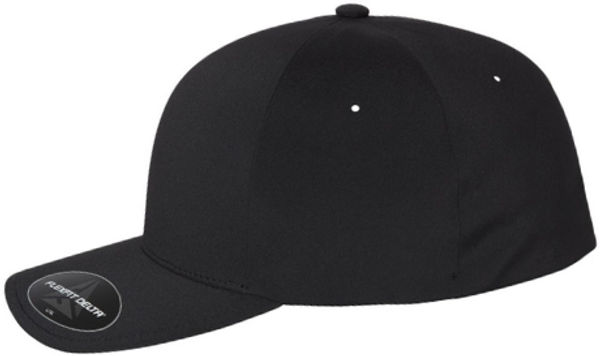 An image of a Custom Yupoong Adult Delta X Cap in Black!