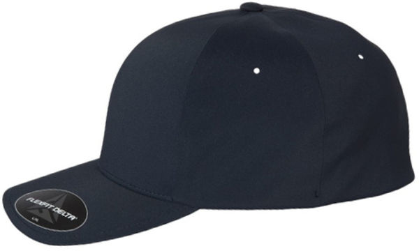 An image of a Custom Yupoong Adult Delta X Cap in Navy!