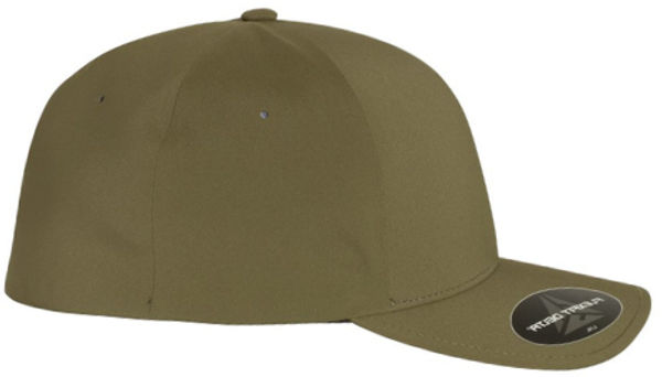 An image of a Custom Yupoong Adult Delta X Cap in Olive!