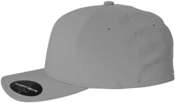 An image of a Custom Yupoong Adult Delta X Cap in Silver!