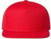 An image of a Custom Yupoong Adult Premium 5 Panel Snapback Cap in Red!