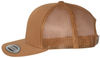 An image of a Custom Yupoong Adult Retro Trucker Cap in Caramel!