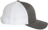 An image of a Custom Yupoong Adult Retro Trucker Cap in Charchoal/White!