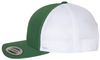 An image of a Custom Yupoong Adult Retro Trucker Cap in Evergreen/White!