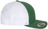 An image of a Custom Yupoong Adult Retro Trucker Cap in Evergreen/White!