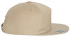 An image of a Custom Yupoong Adult Unstructured 5 Panel Snapback Cap in Khaki!