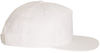 An image of a Custom Yupoong Adult Unstructured 5 Panel Snapback Cap in White!