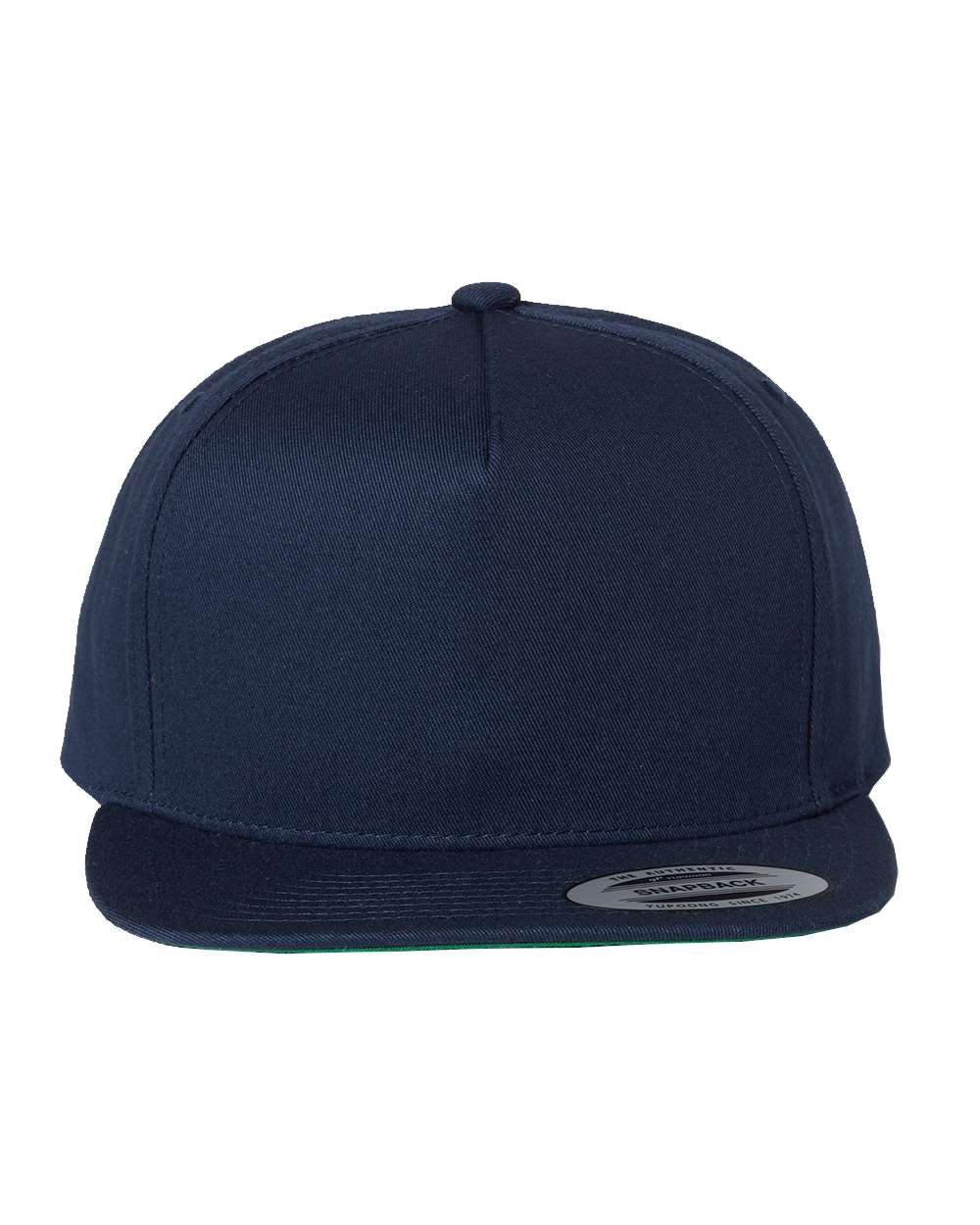 Yupoong Classics Flat Bill Cap in Navy