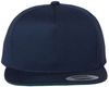 Am image of a Custom Yupoong Classics Flat Bill Cap in Navy!