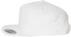 An image of a Custom Yupoong Classics Flat Bill Cap in White!