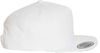 An image of a Custom Yupoong Classics Flat Bill Cap in White!