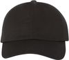 Am image of a Custom Yupoong Classic Dad's Cap in Black!
