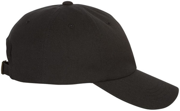 An image of a Custom Yupoong Classic Dad's Cap in Black!