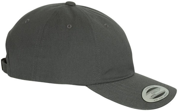 An image of a Custom Yupoong Classic Dad's Cap in Dark Grey!