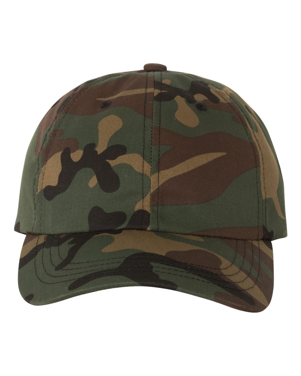 Yupoong Classic Dad's Cap in Green Camo