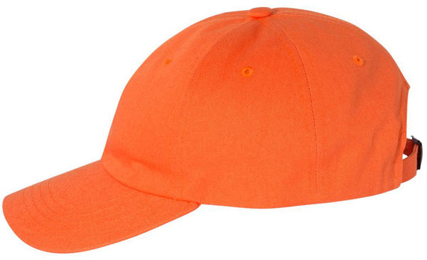 An image of a Custom Yupoong Classic Dad's Cap in Orange!