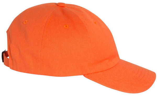 An image of a Custom Yupoong Classic Dad's Cap in Orange!