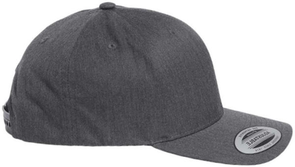 An image of a Custom Yupoong Cvc Twill Hat in Dark Heather Grey!