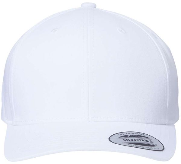 An image of a Custom Yupoong Cvc Twill Hat in White!