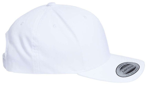 An image of a Custom Yupoong Cvc Twill Hat in White!