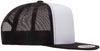 An image of a Custom Yupoong Five Panel Classic Trucker Cap in Black/White!