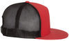 An image of a Custom Yupoong Five Panel Classic Trucker Cap in Red/Black!