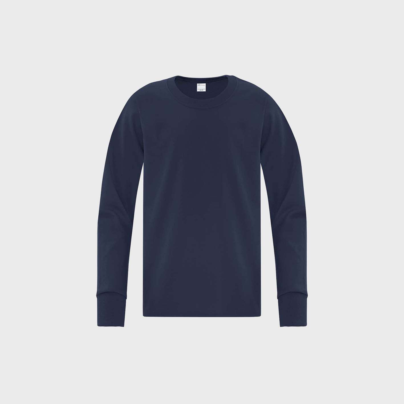 An image of Youth Long Sleeve Shirts you can screen print or embroider on!