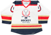 Am image of a Custom Sublimated Youth Hockey Jersey in Hockey Fabric!