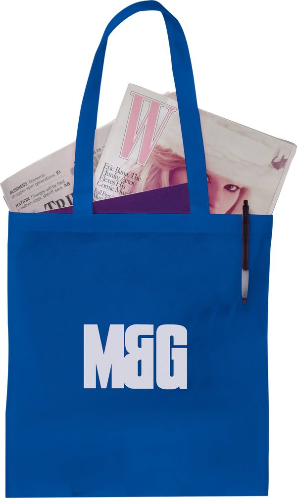An image of a Custom Zeus Non Woven Convention Tote!