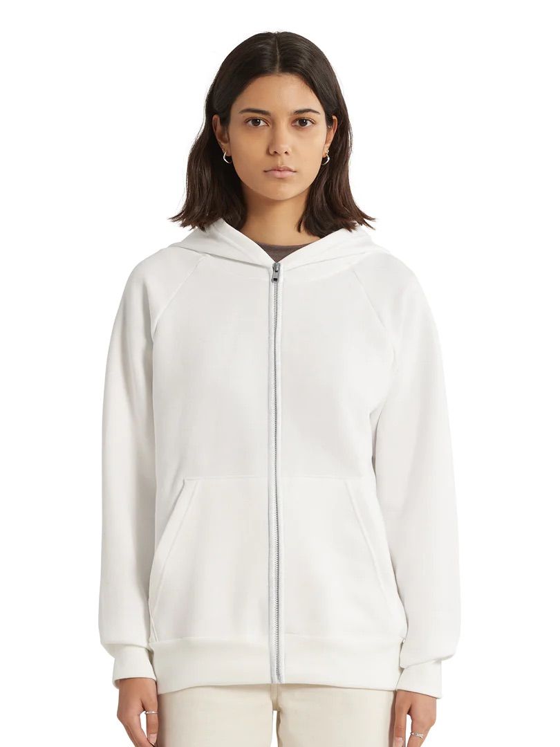 Cest Beau Essential Zip Hoodie in Blanc