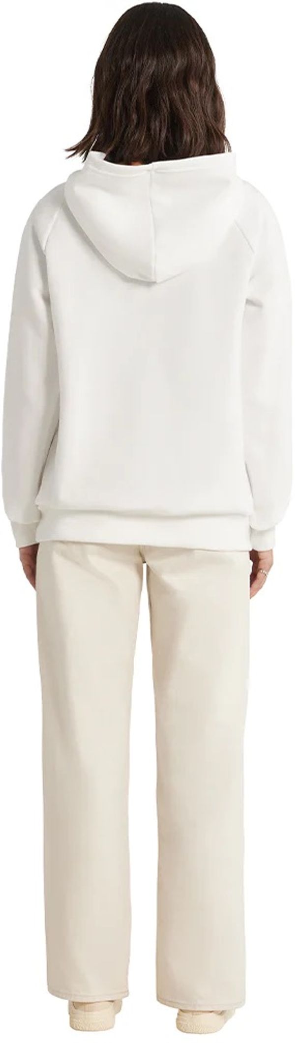 Am image of a Custom Cest Beau Essential Zip Hoodie in Blanc!