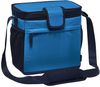 Am image of a Custom Stormtech Magellan Cooler Bag 16 Can in Azure Blue/Navy!