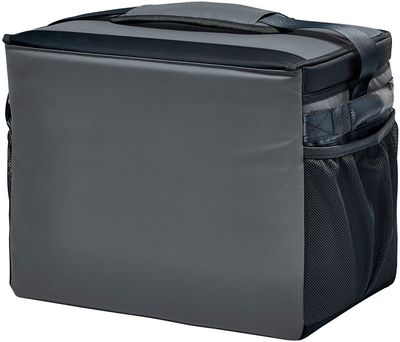 Am image of a Custom Stormtech Magellan Cooler Bag 30 Can in Dolphin/Black!