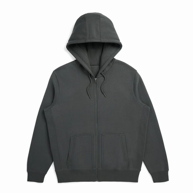 Original Favorites GOTS® Organic Cotton Zip Up Sweatshirt in Slate