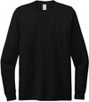 An image of a Custom ALLMADE Unisex Tri Blend Long Sleeve Tee in Deep Black!