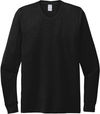 An image of a Custom ALLMADE Unisex Tri Blend Long Sleeve Tee in Space Black!