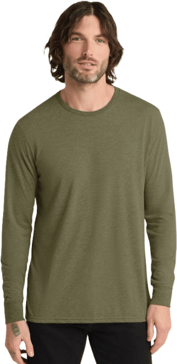An image of a Custom ALLMADE Unisex Tri Blend Long Sleeve Tee!