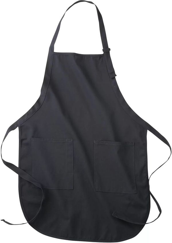 Am image of a Custom ATC Full Length Apron with Pockets in Classic Navy!
